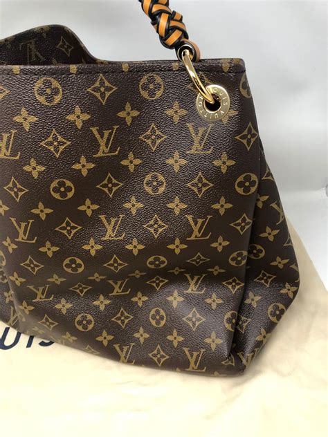 louis vuitton artsy with braided handle|Louis Vuitton with braided strap.